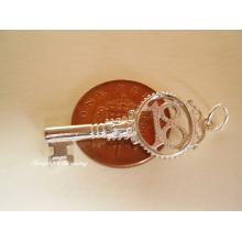 Eighteen 18 Key Sterling Silver Charm / Pendant