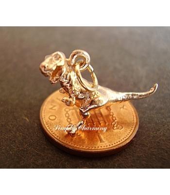 T rex Dinosaur 9ct Gold Charm