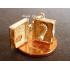 Bookworm Opening 9ct Gold Charm