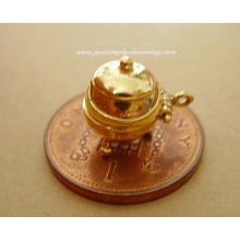 9ct Gold Witches Cauldron Opening Charm