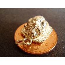 Cheshire Cat 9ct 9k Gold Charm