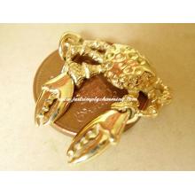 Crab With Moving Claws 9ct Gold Charm