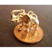 Elephant 9ct Gold Charm