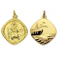 9ct Gold Medium Reversible St Christopher