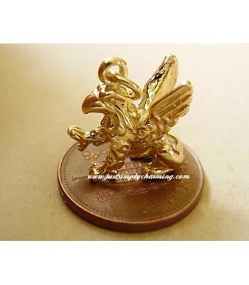 Griffin Gryphon 9ct 9k Gold Charm