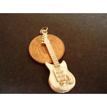 Electric Guitar 9ct 9k Gold Charm