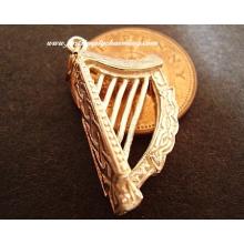 Celtic Harp 9ct 9k Gold Charm