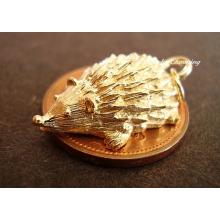 Hedgehog 9ct 9k Gold Charm