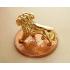 Lion 9ct 9K Gold Charm