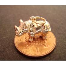 9ct 9K Gold Rhino Rhinoceros Charm
