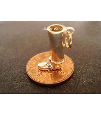 Riding Boot 9ct Gold Charm