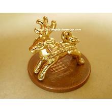 Reindeer 9ct Gold Charm