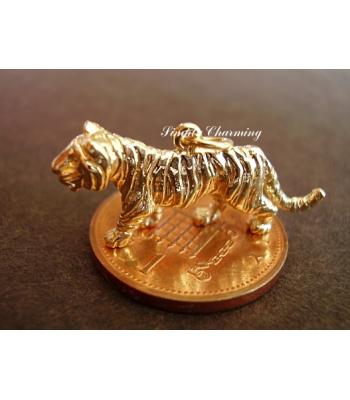 Tiger 9ct Gold Charm