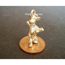 Tigger Sterling 9ct Gold Charm