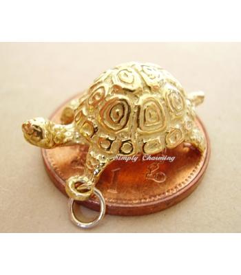 Tortoise 9ct 9K Gold Charm