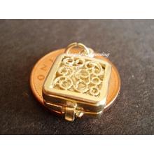 Travel Clock Opening 9ct Gold Charm