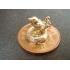 Bird on Eggs Opening 9ct Gold Charm