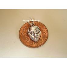 Sterling Silver Charms - Alien Head Charm