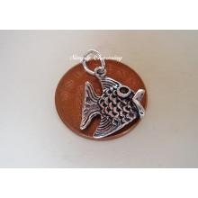 Sterling Silver Charms - Angelfish Charm