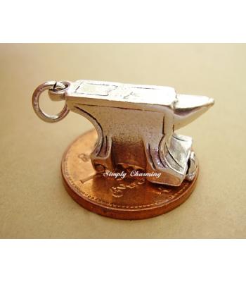 Sterling Silver Charms - Anvil of my Heart Opening Charm