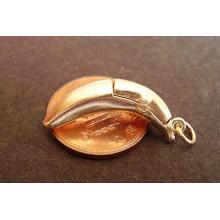 Banana Opening 9ct Gold Charm