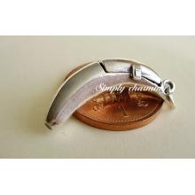 Sterling Silver Charms - Banana Opening Charm