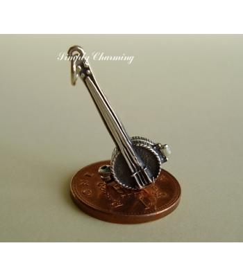 Sterling Silver Charms - Banjo Opening Charm
