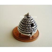 Sterling Silver Charms - Beehive Opening Charm