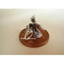 Bird on Rock Sterling Silver Charms