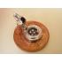 Sterling Silver Charms - Bird Nest Opening to Eggs Charm