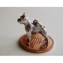 Boxer Dog Sterling Silver Charm