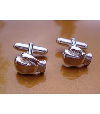 Sterling Silver Boxing Gloves Cufflinks