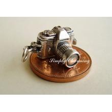 Camera Opening Sterling Silver Charms