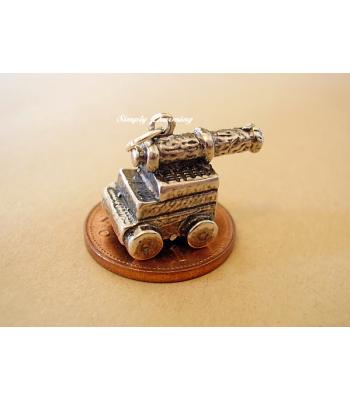 Cannon Sterling Silver Charms