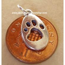 Cat Paw Print Sterling Silver Charms