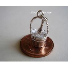 Champagne in Ice bucket Sterling Silver Charms