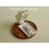 Sterling Silver Charms - Cheese Dish Opening to Mouse Charm