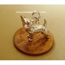 Chihuahua Sterling Silver Charm
