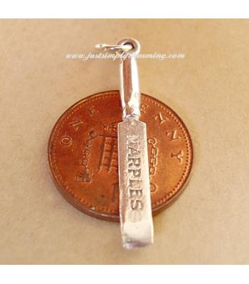 Sterling Silver Chisel Charm - Silver Charms