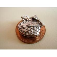 Heart Shaped Chocolate Box Opening Sterling Silver Charm