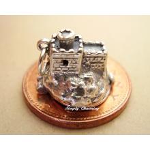 Cinderella Castle Opening Sterling Silver Charm