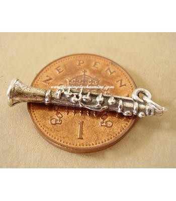 Sterling Silver Clarinet Charm