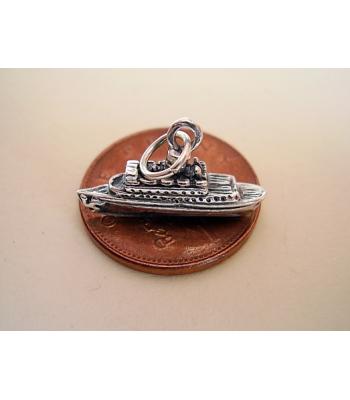 Cruise Liner Sterling Silver Charm