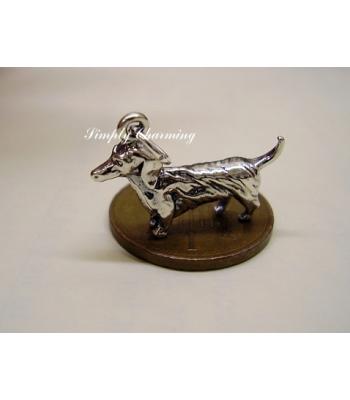 Dachsund Sterling Silver Charm