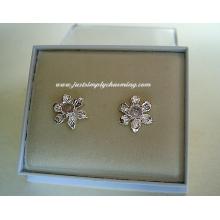 Sterling Silver Daffodil Stud Earrings