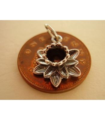 Daffodil Sterling Silver Charm