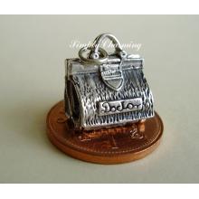 Doctors Bag Opening to Baby Sterling Silver Charm