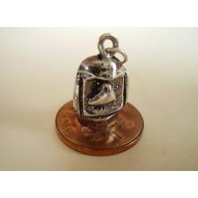 Easter Island Moai Head Sterling Silver Charm