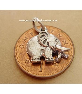 Sterling Silver Elephant Charms