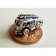 Fire Engine Opening Sterling Silver Charm